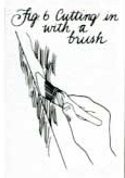 
Diagram 6: Cutting in with a brush.
